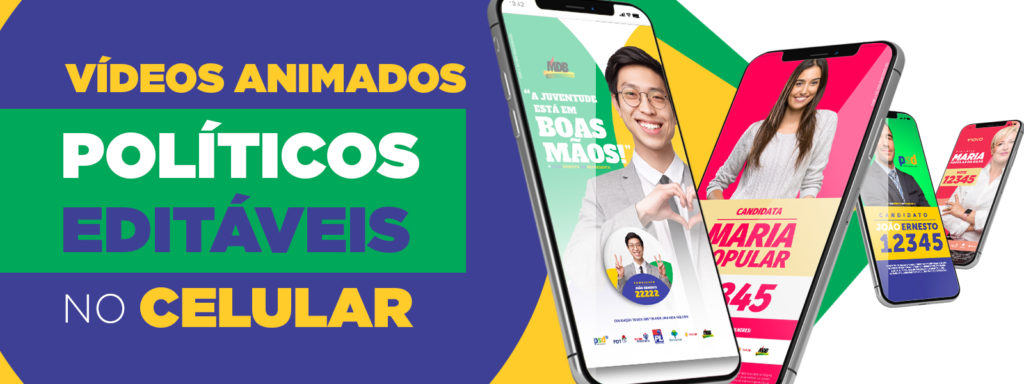 Vídeos Animados Políticos Editáveis No Celular